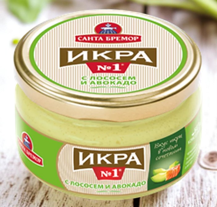 Икра деликат. мойвы с лососем и авокадо 180г