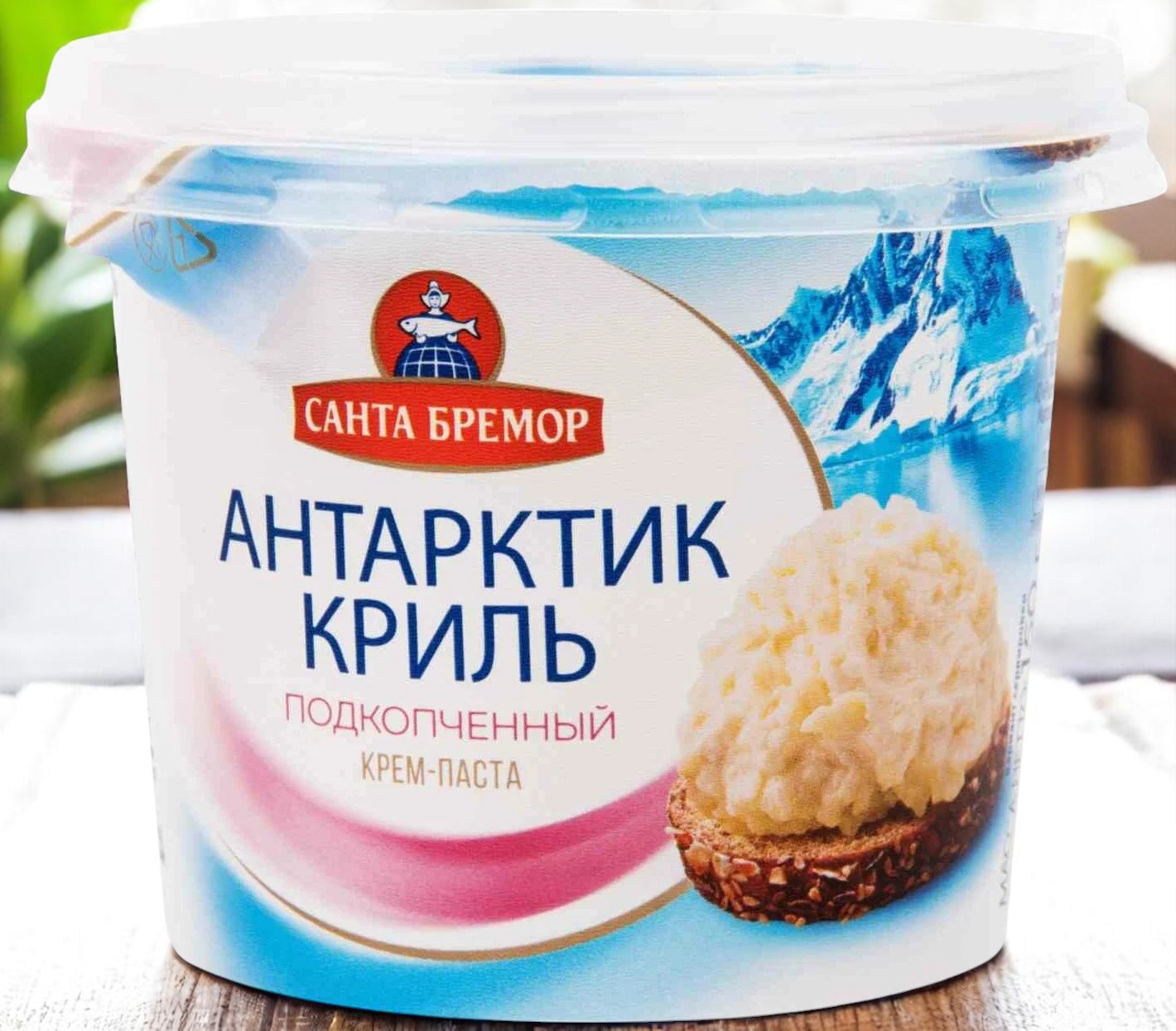 Антарктик-криль паста из морепродуктов подкопченный 150г
