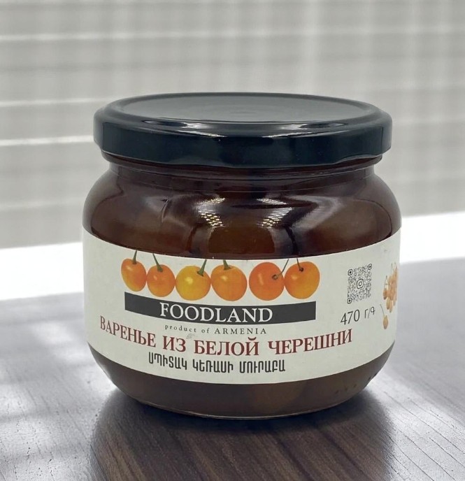 Варенье из белой черешни 450гр