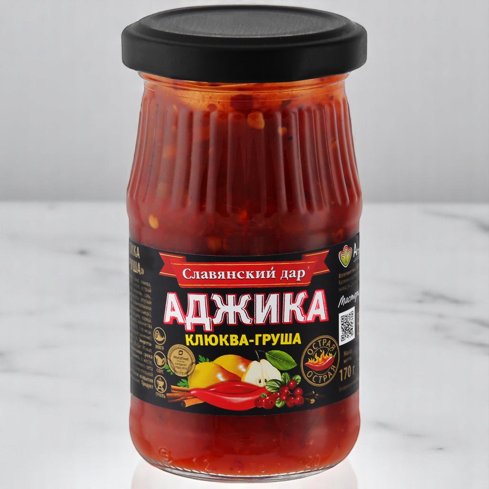 Аджика клюква-груша 170гр