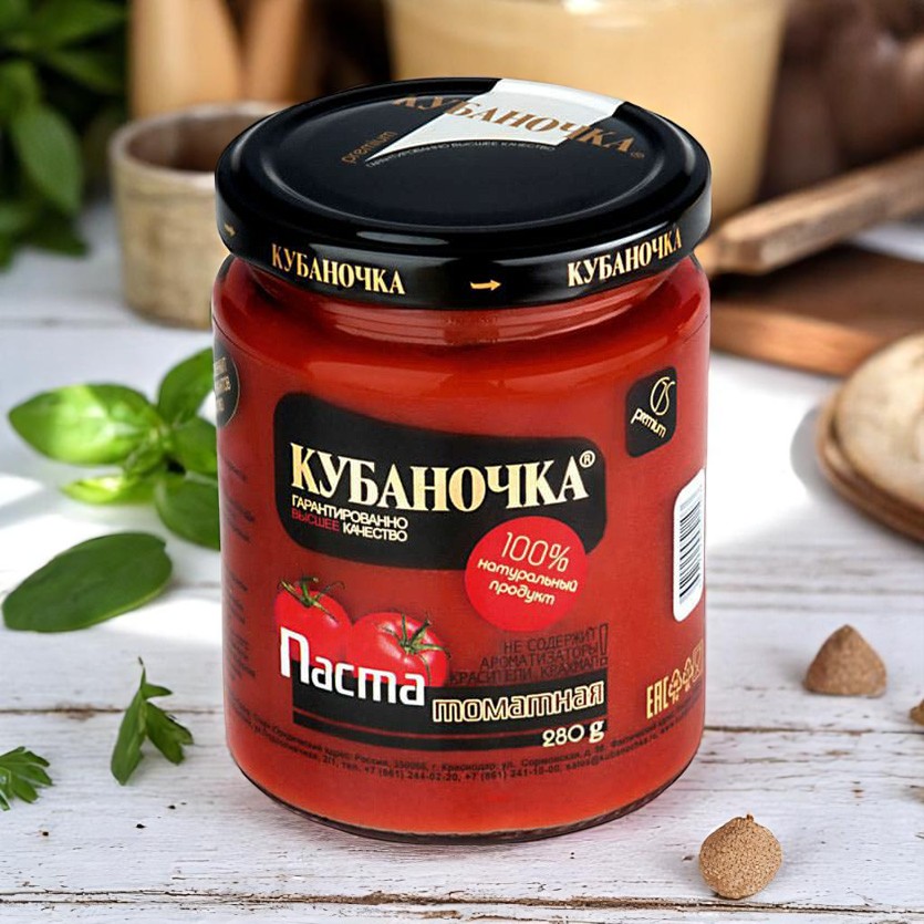 Томатная паста “Кубаночка” 280гр