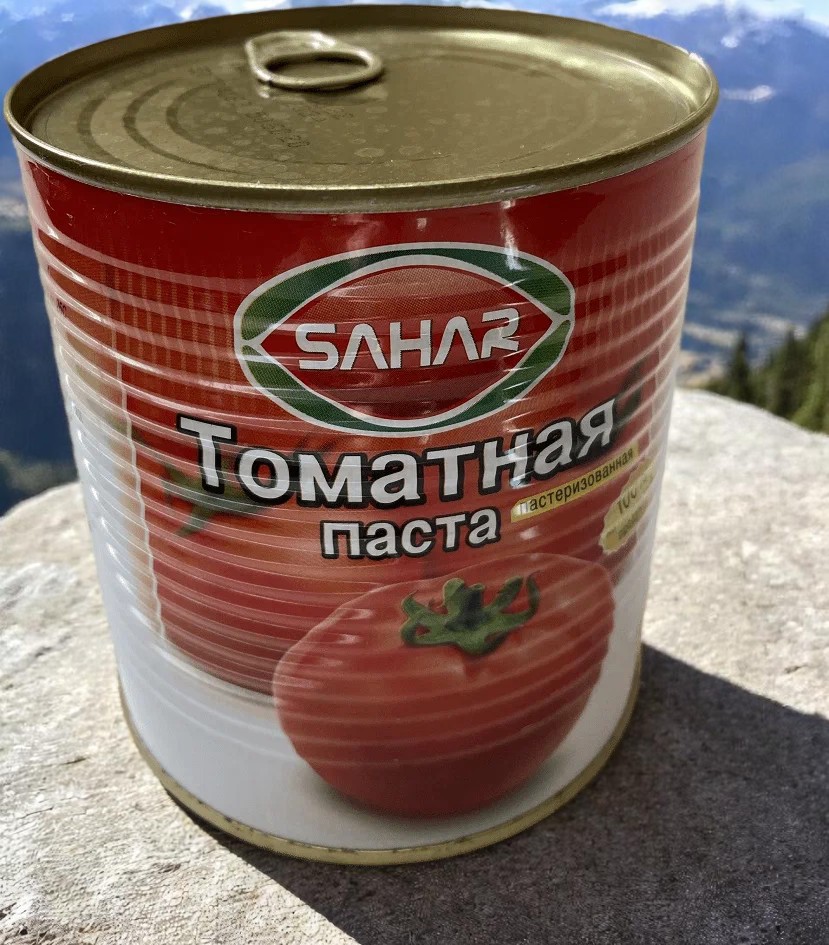 Томатная паста SAHAR ж/б ключ 800гр