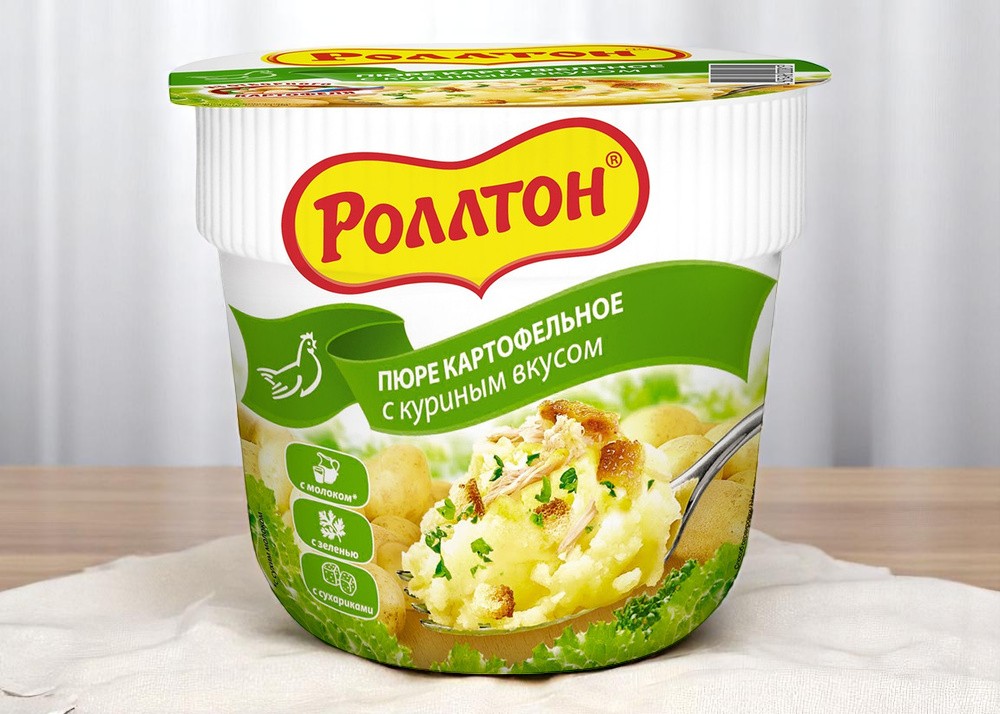Роллтон карт.пюре курица 40гр х