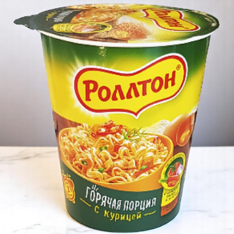 Роллтон стакан куриный 70г