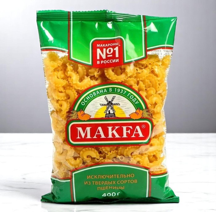 Макароны Гребешки груы А в/с 400г