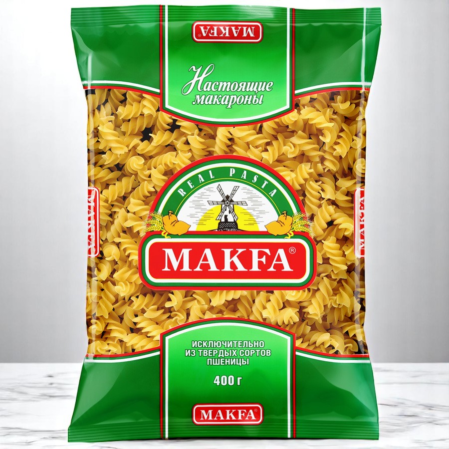 Макароны Спирали 400г