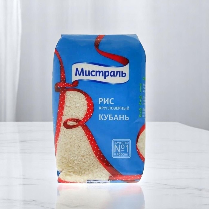 Рис Кубань круглый 900гр