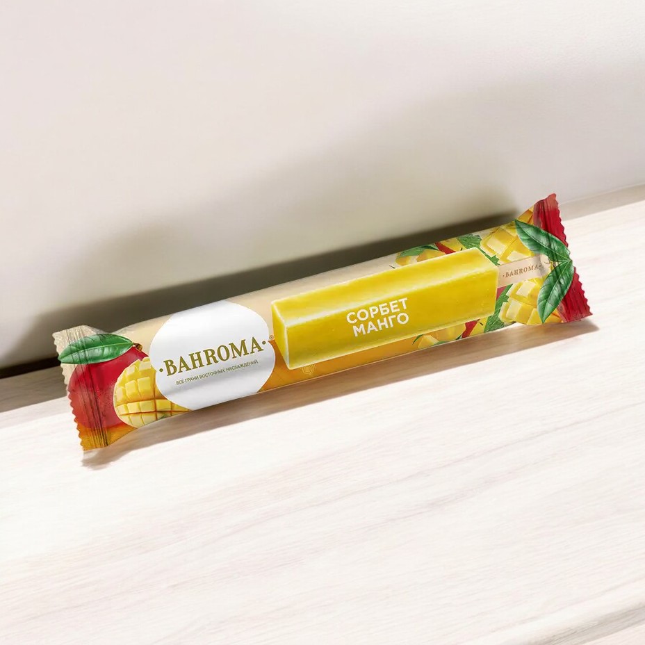 Эскимо(8165) Bahroma Сорбет Манго 68гр