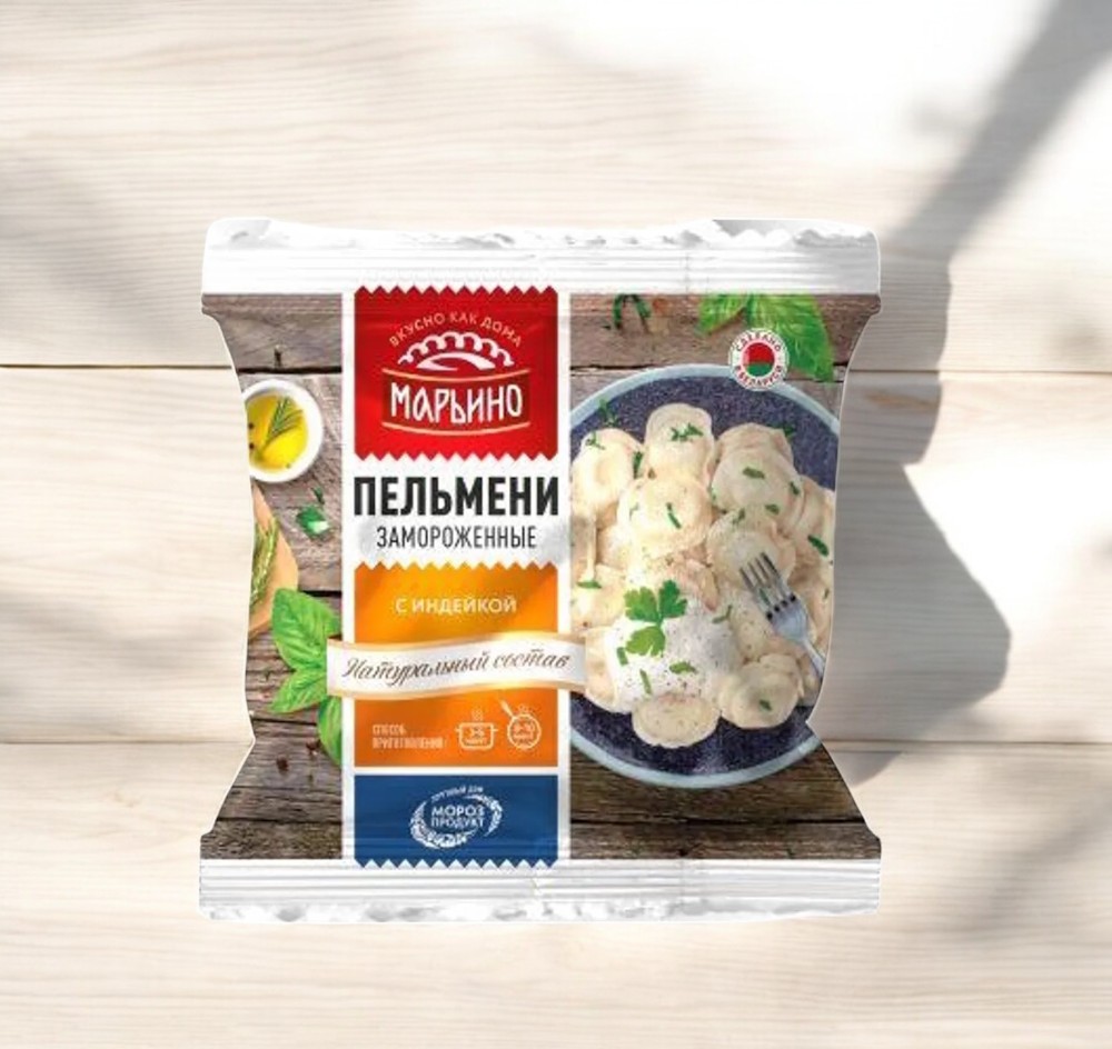 Пельмени “Марьино с индейкой”, 400 г.
