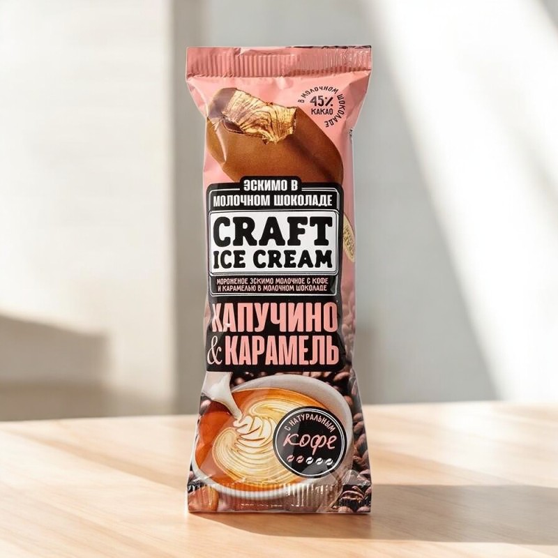 Эскимо CRAFT кофе-карамель 80 гр