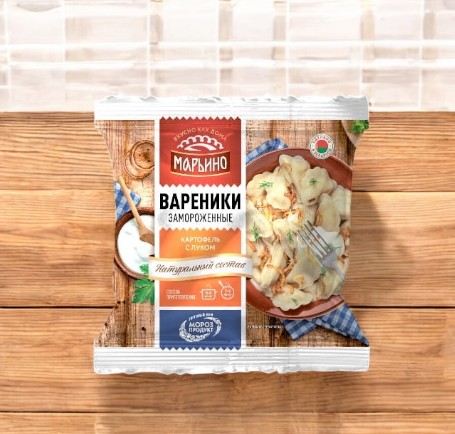 Вареники замороженные “Марьино с картофелем” 400 гр