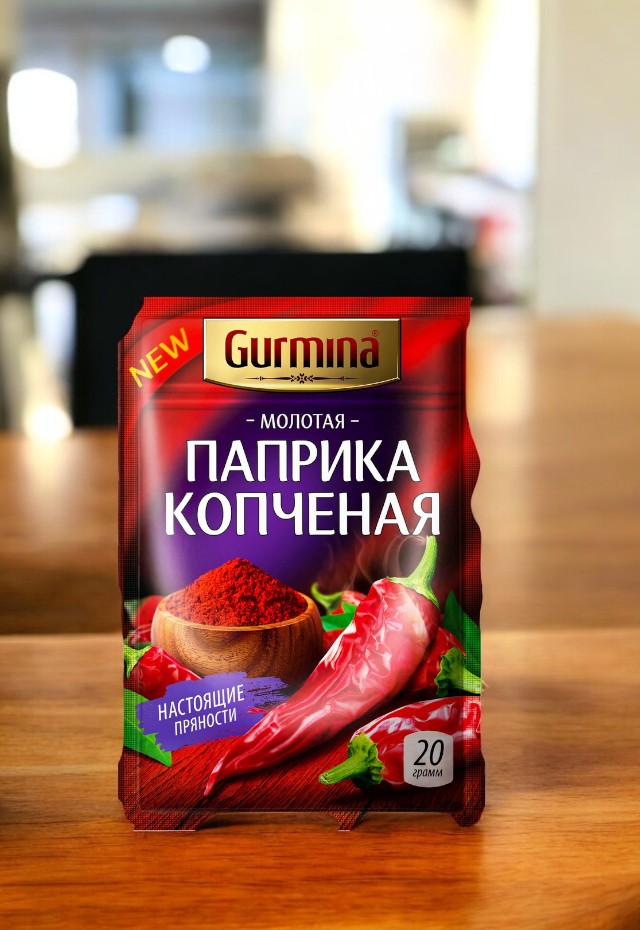 Паприка копчёная молотая “Gurmina”, РБ 20г