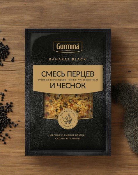 Смесь перцев и чеснок “Gurmina”, РБ 30г