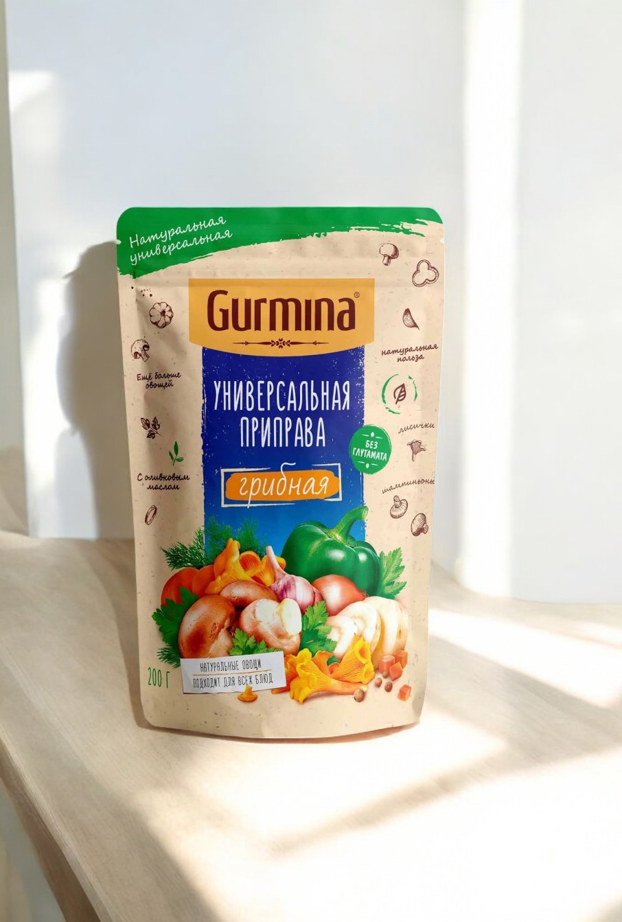 Приправа универсальная грибная “Gurmina”, РБ 200г