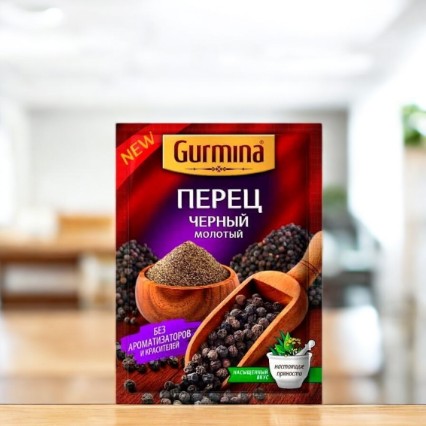 Перец черный молотый  “Gurmina”, РБ