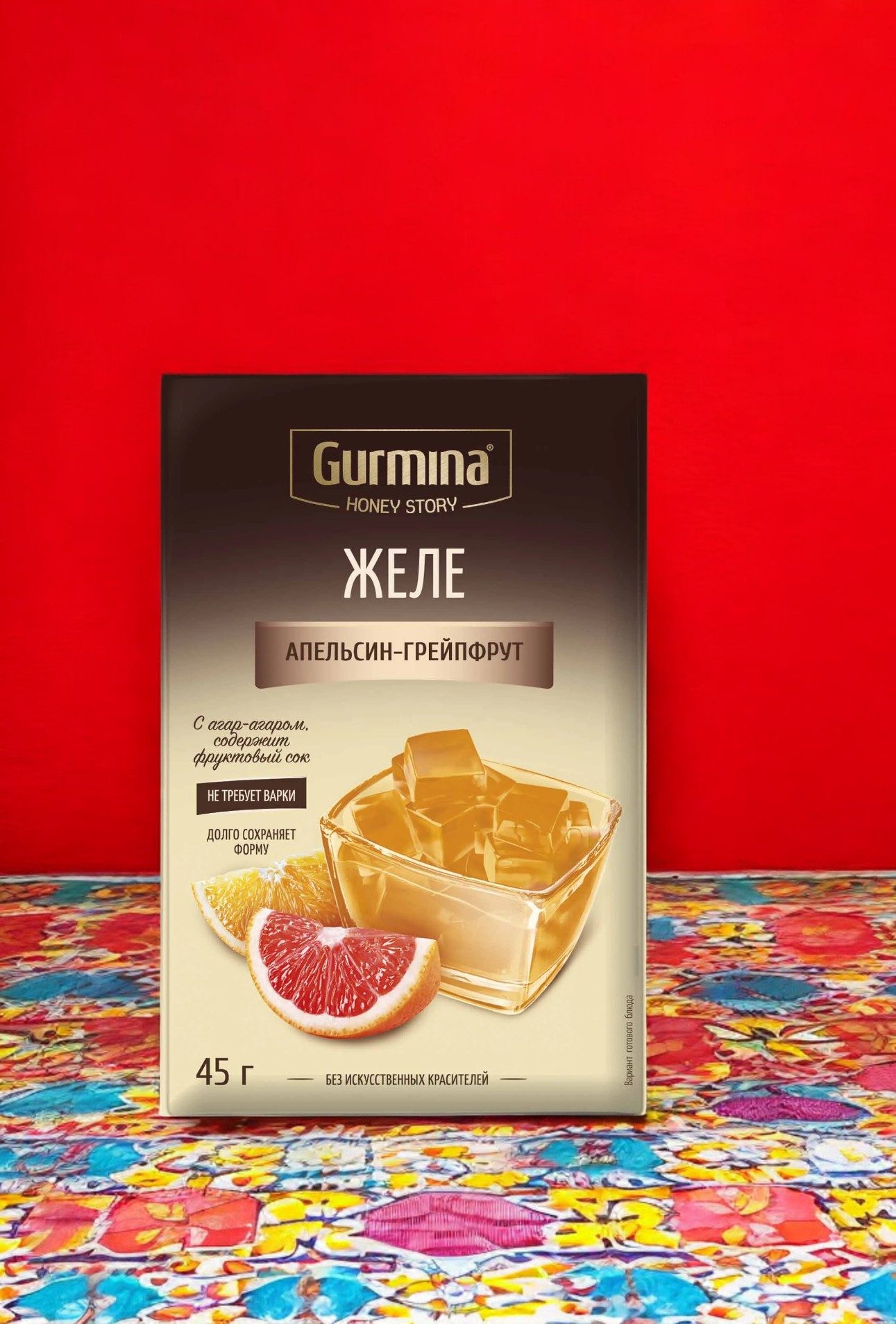 Желе апельсин-грейпфрут “Gurmina”, РБ 45г