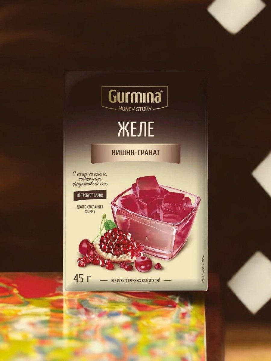 Желе вишня-гранат “Gurmina”, РБ 45г