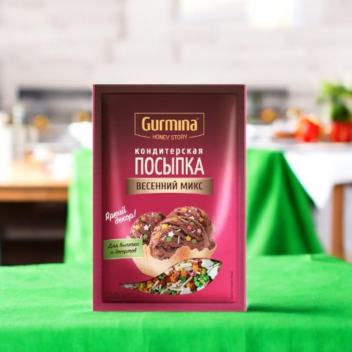 Посыпка кондитерская декоративная “Весенний микс” “Gurmina”, РБ
