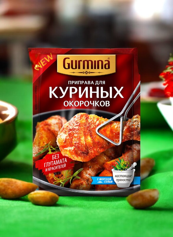Приправа для куриных окорочков “Gurmina”, РБ 40г