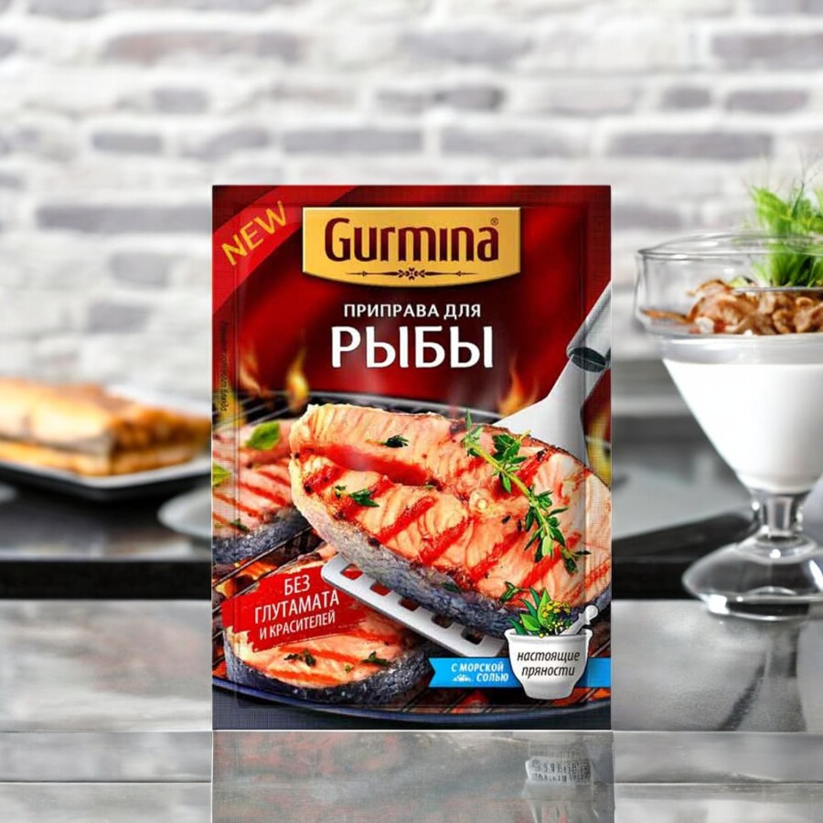 Приправа для рыбы “Gurmina”, РБ 40г