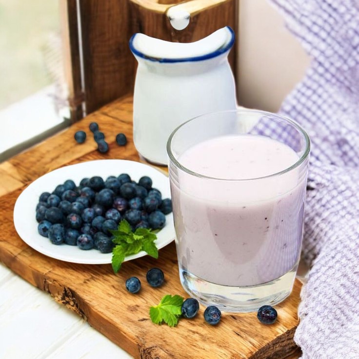 ФЛ/Микс йогуртовый Черника мдж 10% 3кг ведро