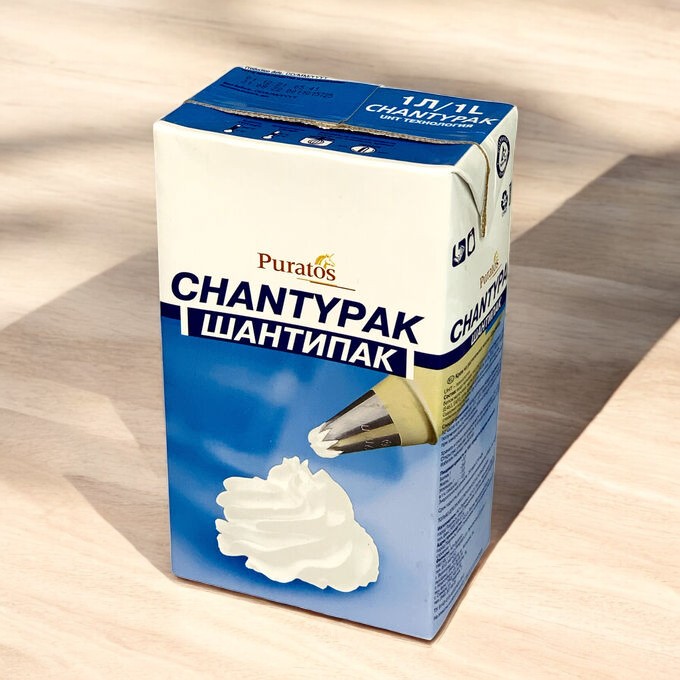 Сливки “Шантипак” на растительных маслах