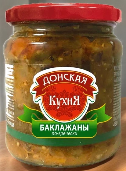 Баклажаны по-гречески Донская Кухня, 460гр