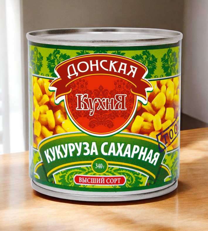 Кукуруза Донская кухня 425мл консервированная