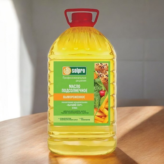 Масло  SolPro 5л. раф. Высший сорт Н