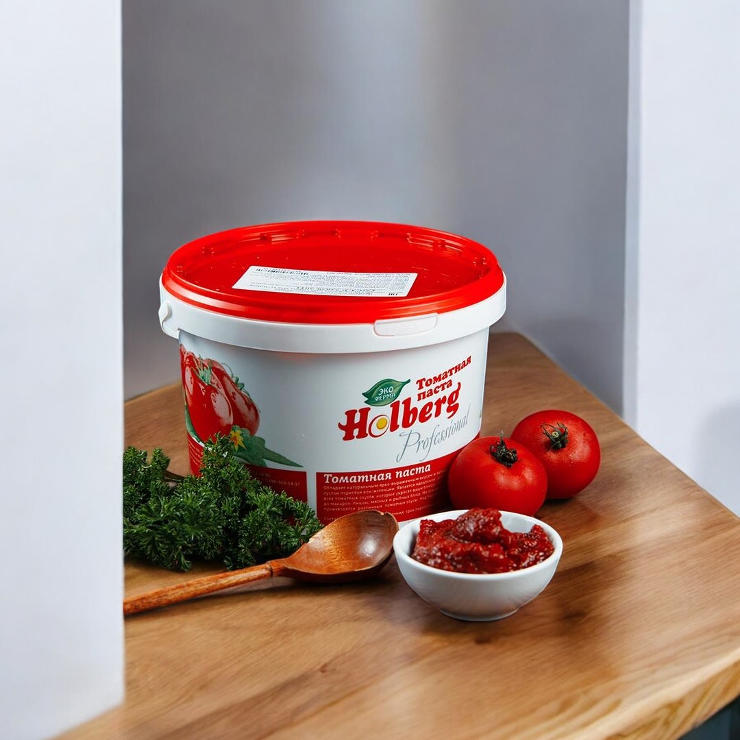 Томатная паста HOLBERG  25% УНИВЕРСАЛЬНАЯ  ведро
