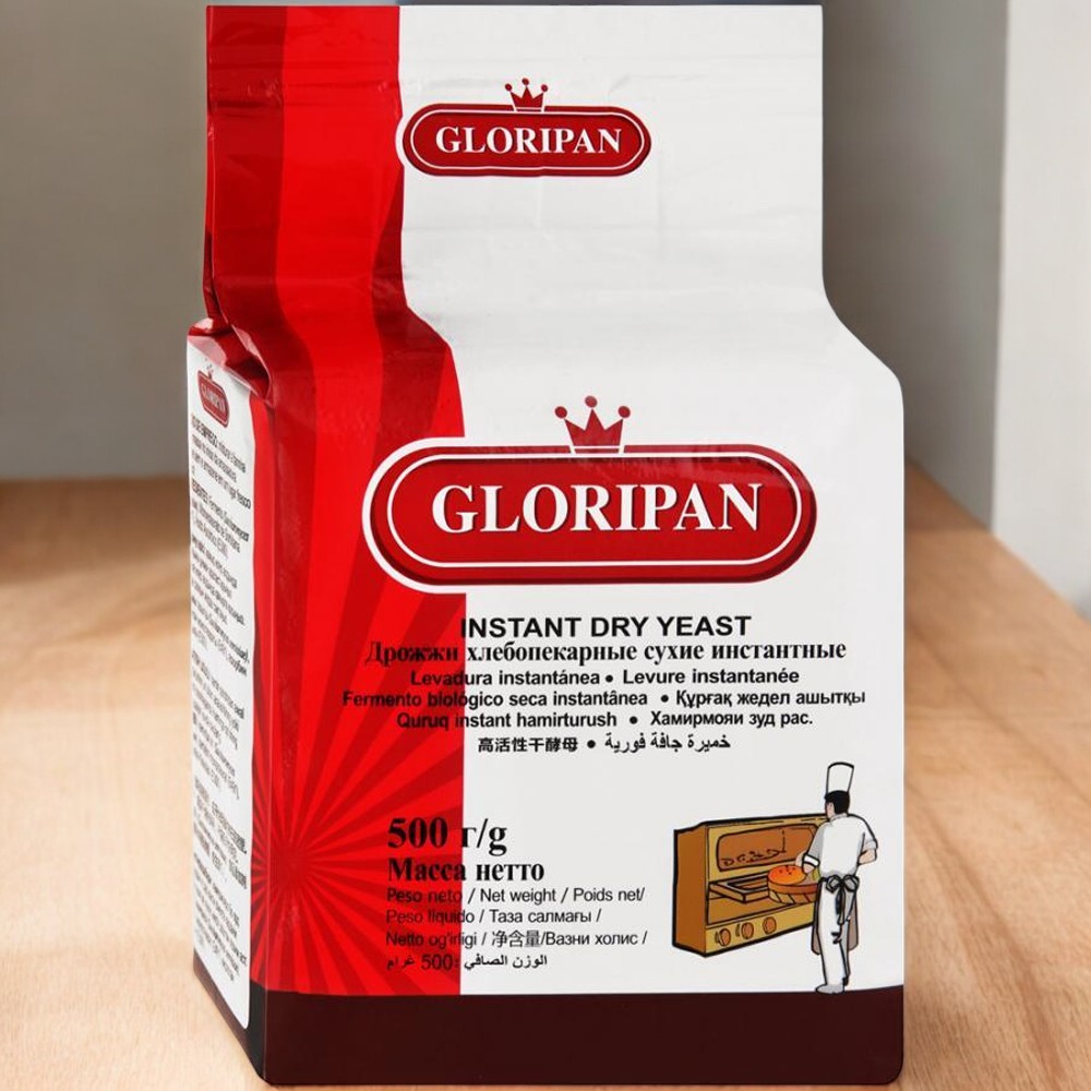 Дрожжи GLORIPAN для лепешек сухие инстантные 500г