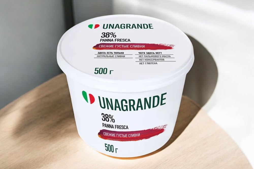 Сыр Mascarpone ТМ Унагранде 80% 500г.