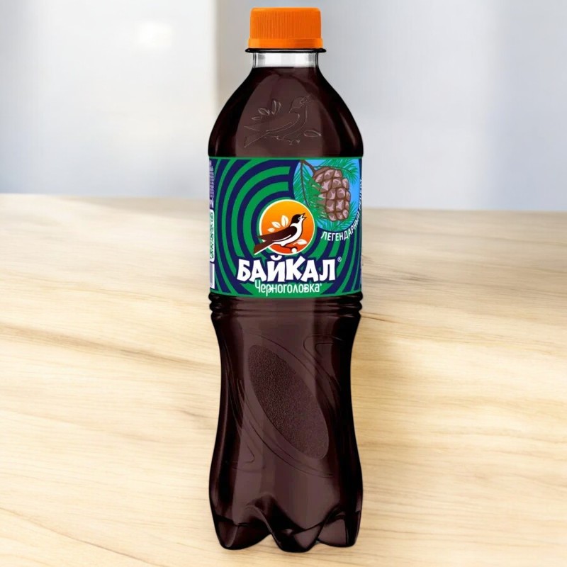 0,5Л Напиток “Байкал” 0,5 л пэт безалкогольный сильногазированный