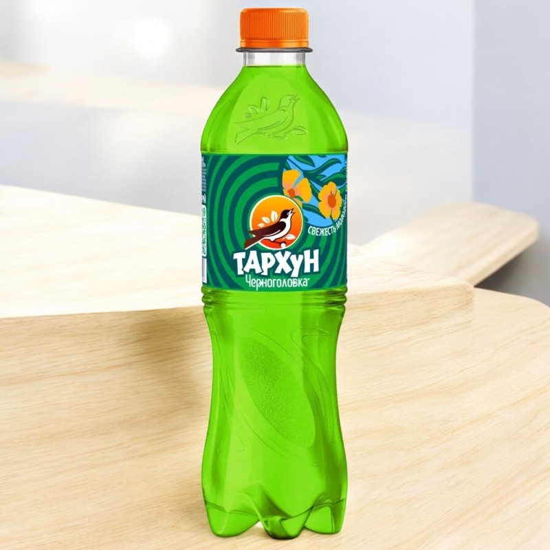 0,5Л Напиток “Тархун” 0,5 л пэт  безалкогольный сильногазированный