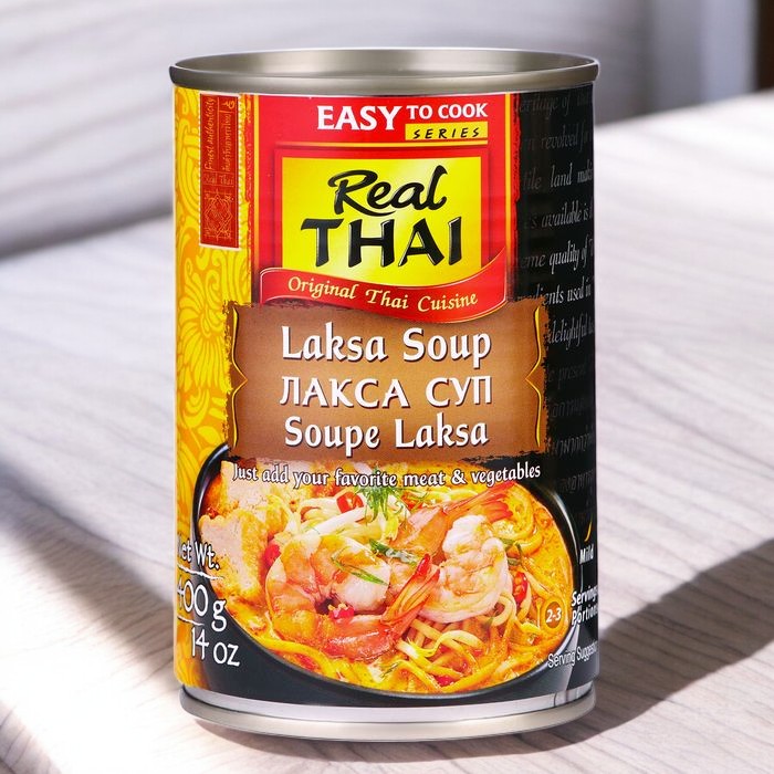 REAL THAI суп ЛАКСА ж/б 400гр