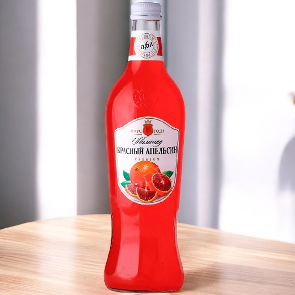 Лимонад Вкус года ст. 0,6л *Красный апельсин НОВИНКА