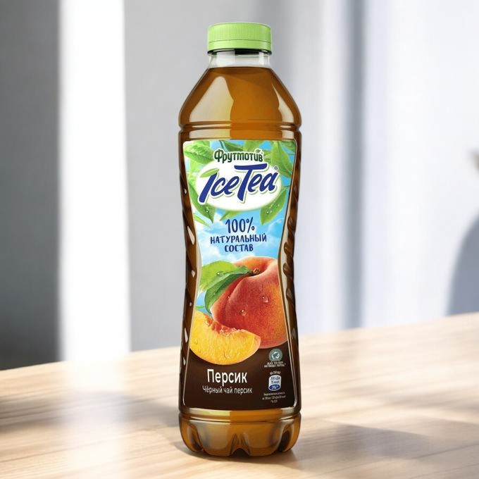 ICETEA Чай 1л *с ПЕРСИКОМ Черный
