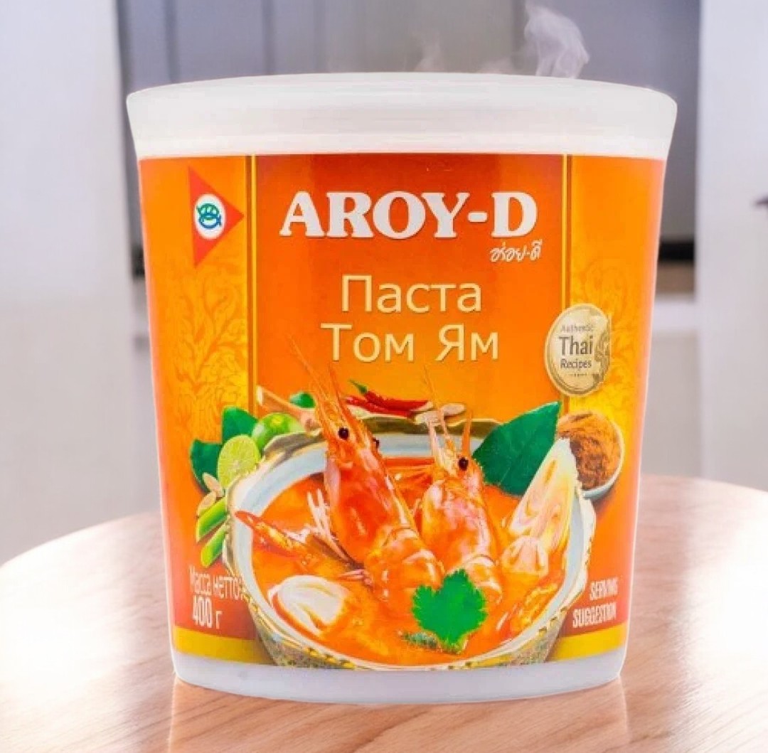Aroy-D Паста TOM YUM кисло-сладкая 400гр