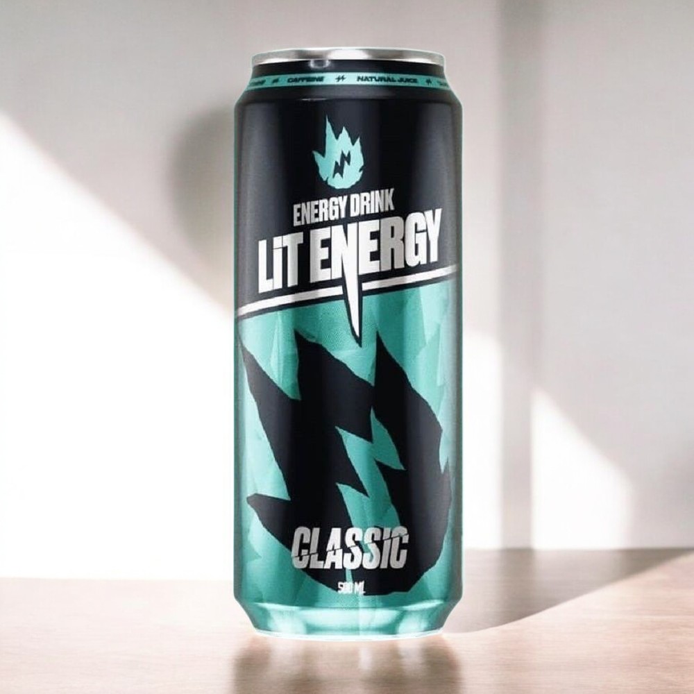 LIT ENERGY Энергетический газ/нап CLASSIK 0,25л *  Ж/Б