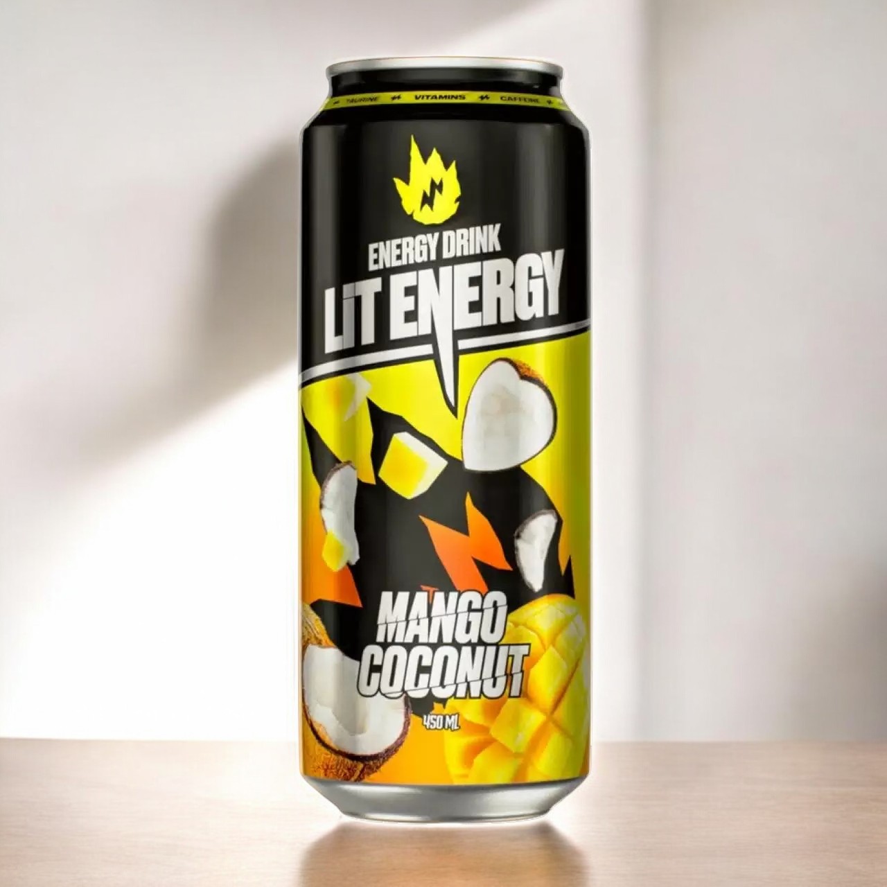 LIT ENERGY Энергетический газ/нап МАНГО-Кокос 0,45л * Ж/Б