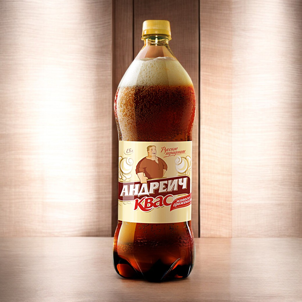 Бочкари Квас АНДРЕИЧ пэт 1,5л