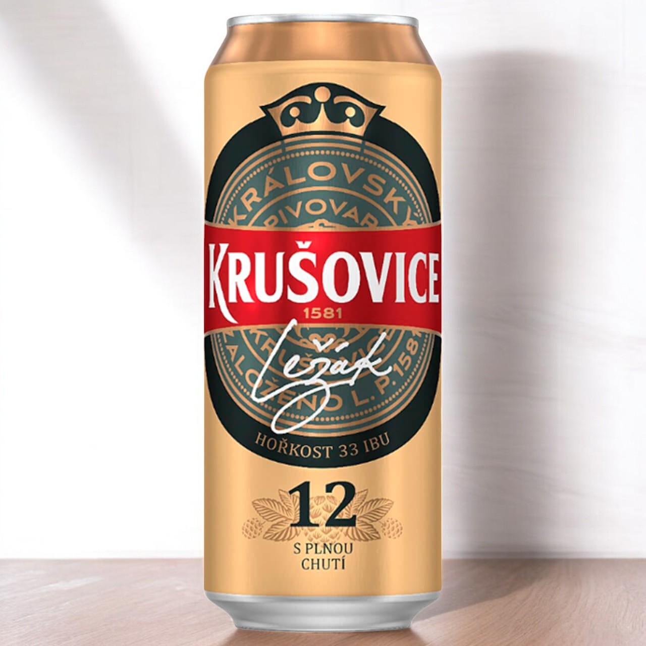 КРУШОВИЦЕ ЛЕЖАК 12 пиво светлое ж/б 0.5л
