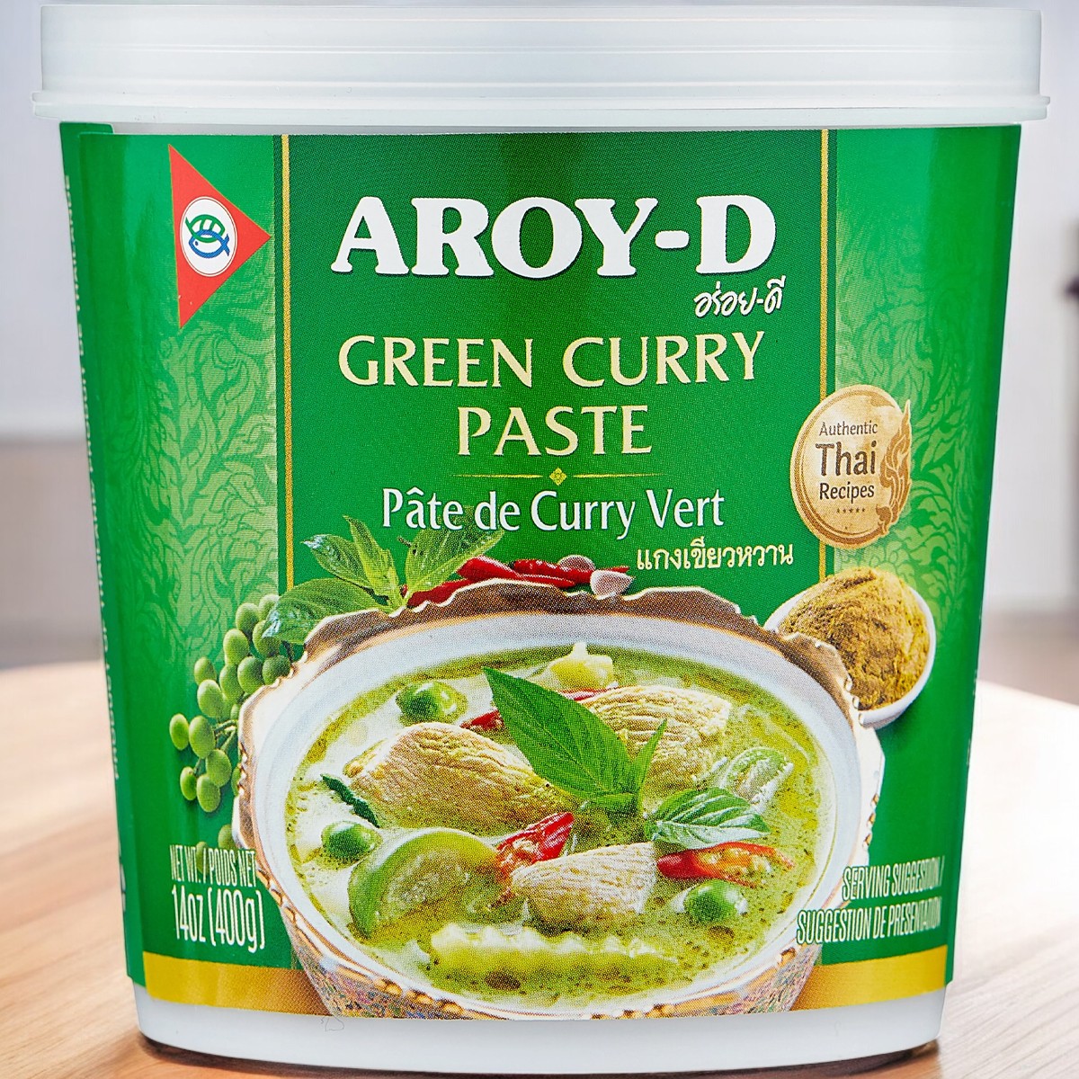 Aroy-D Паста Карри  зеленая 400гр