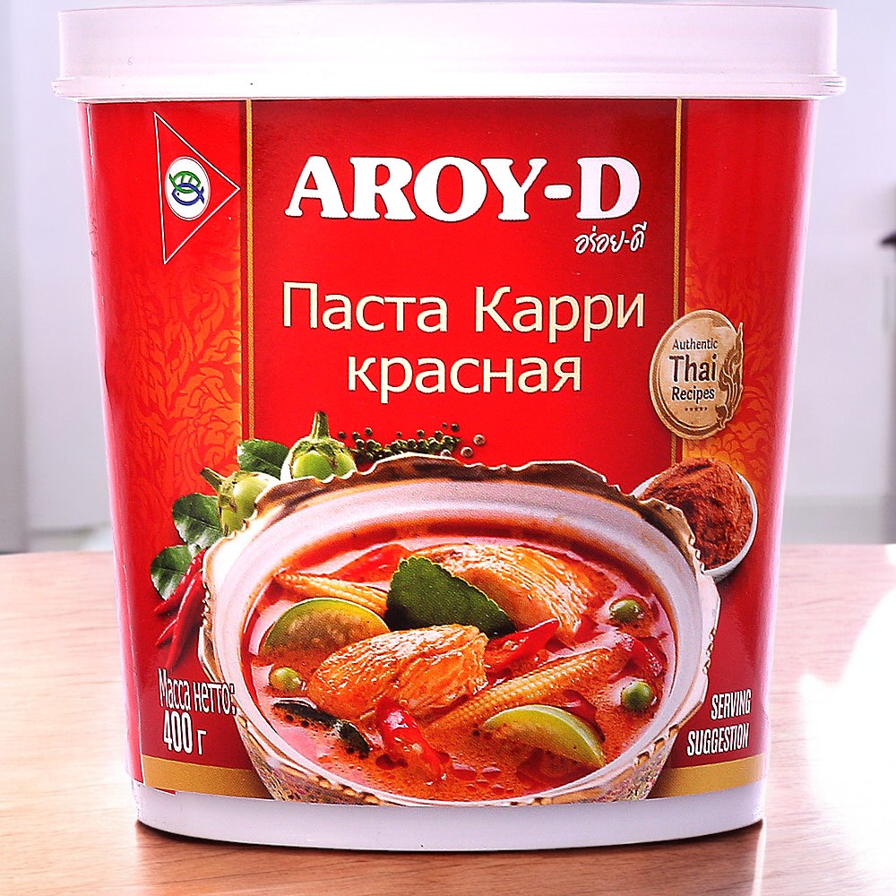 Aroy-D Паста Карри  красная 400гр