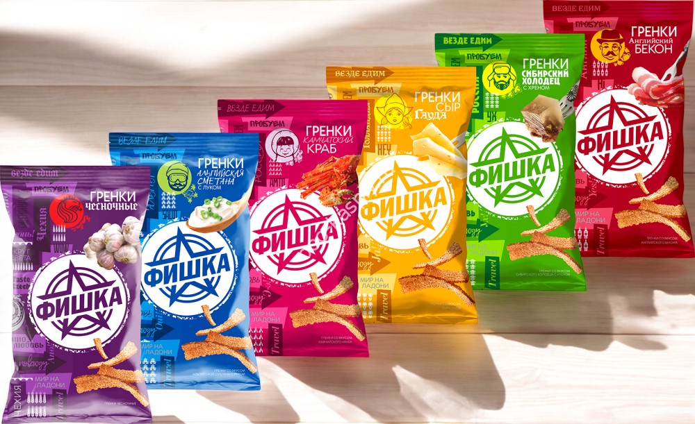 Гренки “Фишка” 120гр * АССОРТИ