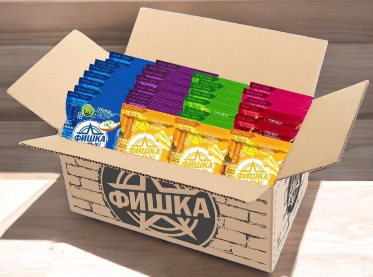 Гренки “Фишка” 60гр  АССОРТИ