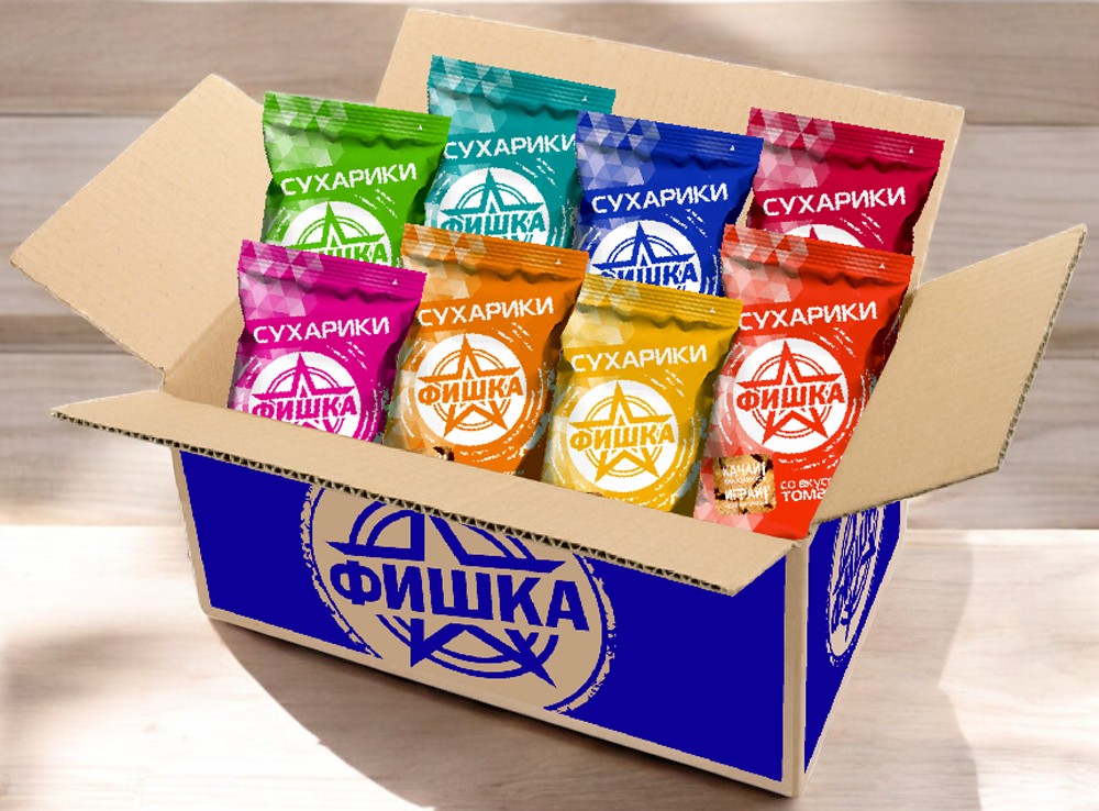 Сухарики “Фишка” 130гр *ржаные АССОРТИ