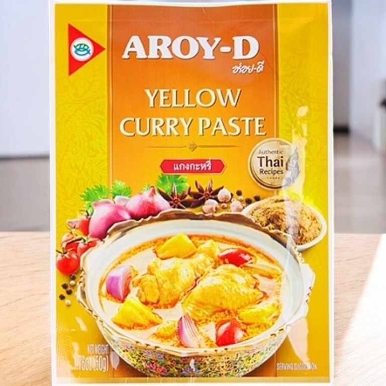 Aroy-D Паста Карри ЖЕЛТАЯ 50гр *12 НЭ