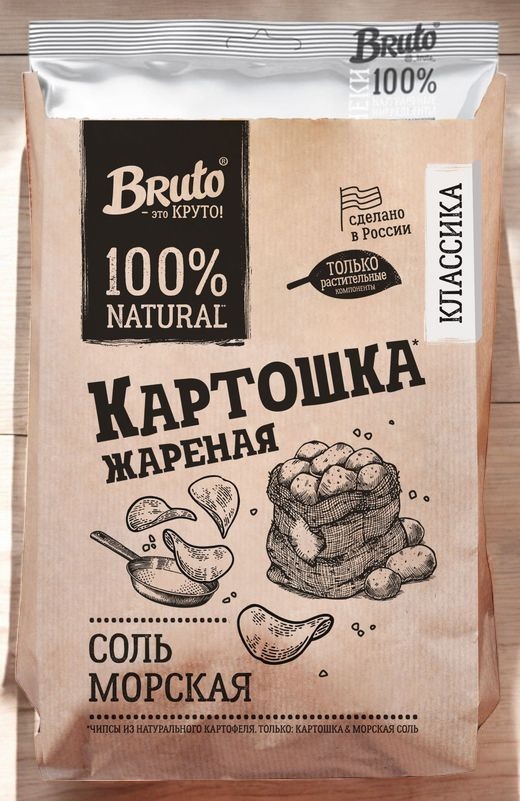 БРУТО Крафт 60гр *картошка СОЛЬ