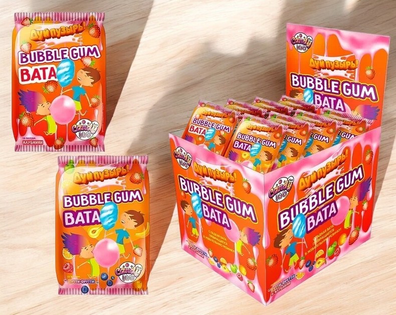 Жеват. резинка ДУЙ ПУЗЫРЬ Bubble gum ВАТА 5гр